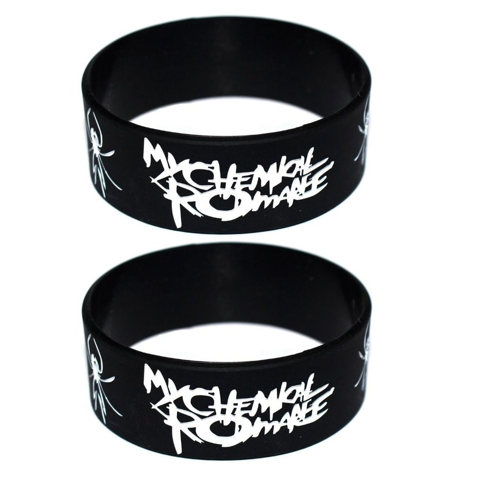 MY CHEMICAL ROMANCE BRACELETS WRISTBANDS (2-PACK)